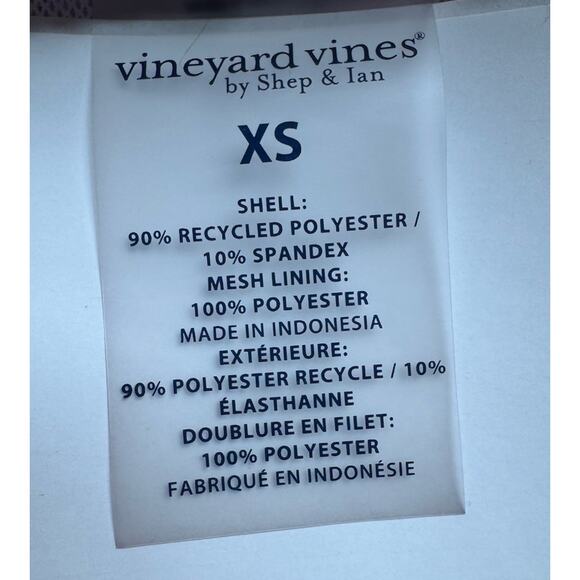 Vineyard Vines Swim Trunks 7" Chappy shorts Men XS Medallion Print Pink Lined - Picture 9 of 10